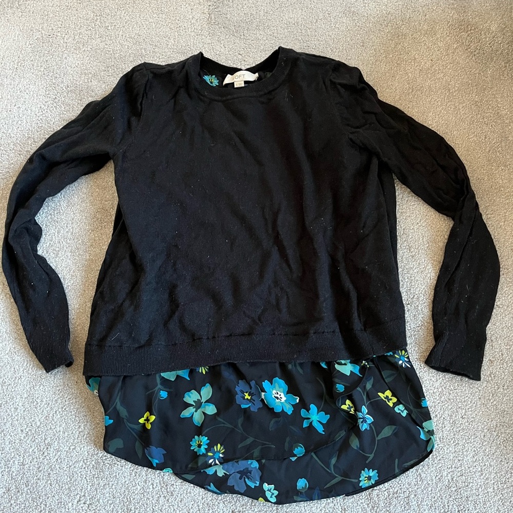 Navy sweater